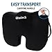 Seat Cushion Memory Foam - Soft. Orthopedically Designed For Sciatica - Coccyx - Tailbone - Lower Back Pain Relief. Ideal For Home - Office Chair - Wheelchair - Car. Non-slip Bottom. Carrying Bag.