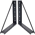 Colinktool Underbody Steel Mounting Brackets,18 x 18 Inch Truck Tool Box Mounting Kit, with Screws Spacers and Sleeves - 2 PCS