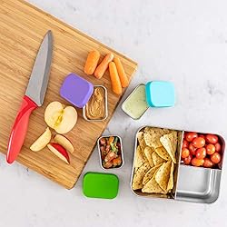 WeeSprout 18/8 Stainless Steel Condiment Containers