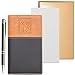 2022 Weekly Pocket Calendar Organizer | Business Polished Chrome Trim Pen | White Notepad For Notetaking - All in a Gold Gift Box | Small Size Planner Soft Leather Cover 6