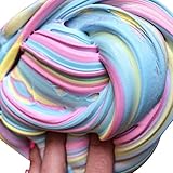 Fluffy Floam Slime Scented Stress Relief No Borax Kids Toy Sludge Toy(multicolor) (multicolorB)