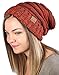 Funky Junque Oversized Slouchy Beanie - Fire Rust