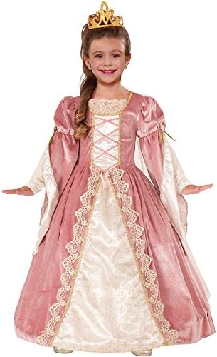 Forum Novelties Designer Collection Deluxe Victorian Rose Costume Dress, Child Small