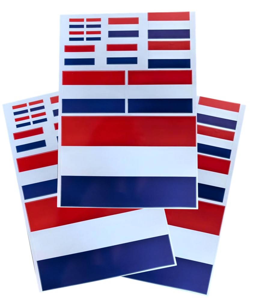 EUIOSFDC Decal in Multiple Sizes Netherlands Flag