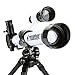 Kids Telescope, DIY Kids Telescope for Beginners, Early Development Science Toys, Three Different Magnification Eyepieces, Finder, Sky Observe, Tripod, Easy Operation, Detachable