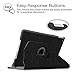 Fintie iPad mini 1/2/3 Case - 360 Degree Rotating Stand Case Cover with Auto Sleep / Wake Feature for Apple iPad mini 1 / iPad mini 2 / iPad mini 3, Dual Color