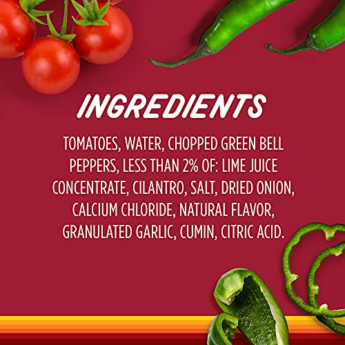 ROTEL Mexican Style Diced Tomatoes with Lime Juice and Cilantro, 10