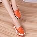 Fheaven Women Flats Shoes Slip On Comfort Shoes Flat Shoes Loafers (US:7, orange)