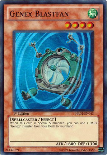 Yu-Gi-Oh! - Genex Blastfan (HA02-EN043) - Hidden Arsenal 2 - 1st Edition - Super Rare