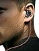 in-Ear Game Headphones/Earbuds, Wired Earphone w/Mic Ear Tips Case, HiFi Bass Stereo Ultra Clear Sound, Ergonomic Comfort-Fit Resin Design, Waterproof Noise Cancelling Headsets for Workout Running