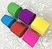 12 Rolls Party Streamer Crepe Paper Streamers 6 Colors, 1.77 Inch x 29.6 Feet