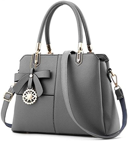 Shoulder Bags for Women Cute Purses Hand Bag Purses with Adjustable Shoulder Stap (Gray)