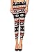Simplicity Women's Nordic Snowflake Reindeer Knitted Fleece Lined Leggings