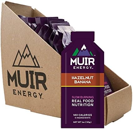 Hazelnut Banana Energy Gel, 12-Count