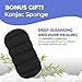IndulgeMe Luxury Bath Pillow for Tub - Non-Slip Head, Back, Shoulder and Neck Support, Bathtub Spa Pillow with Extra Large Suction Cups, Fits All Bathtub, Hot Tub, Jacuzzi Spas