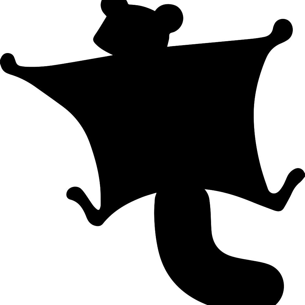 Amazon Co Jp Angdest フライングリスシルエット 2 8 X 2 8 ブラック Nbfu Decals 車 バイク