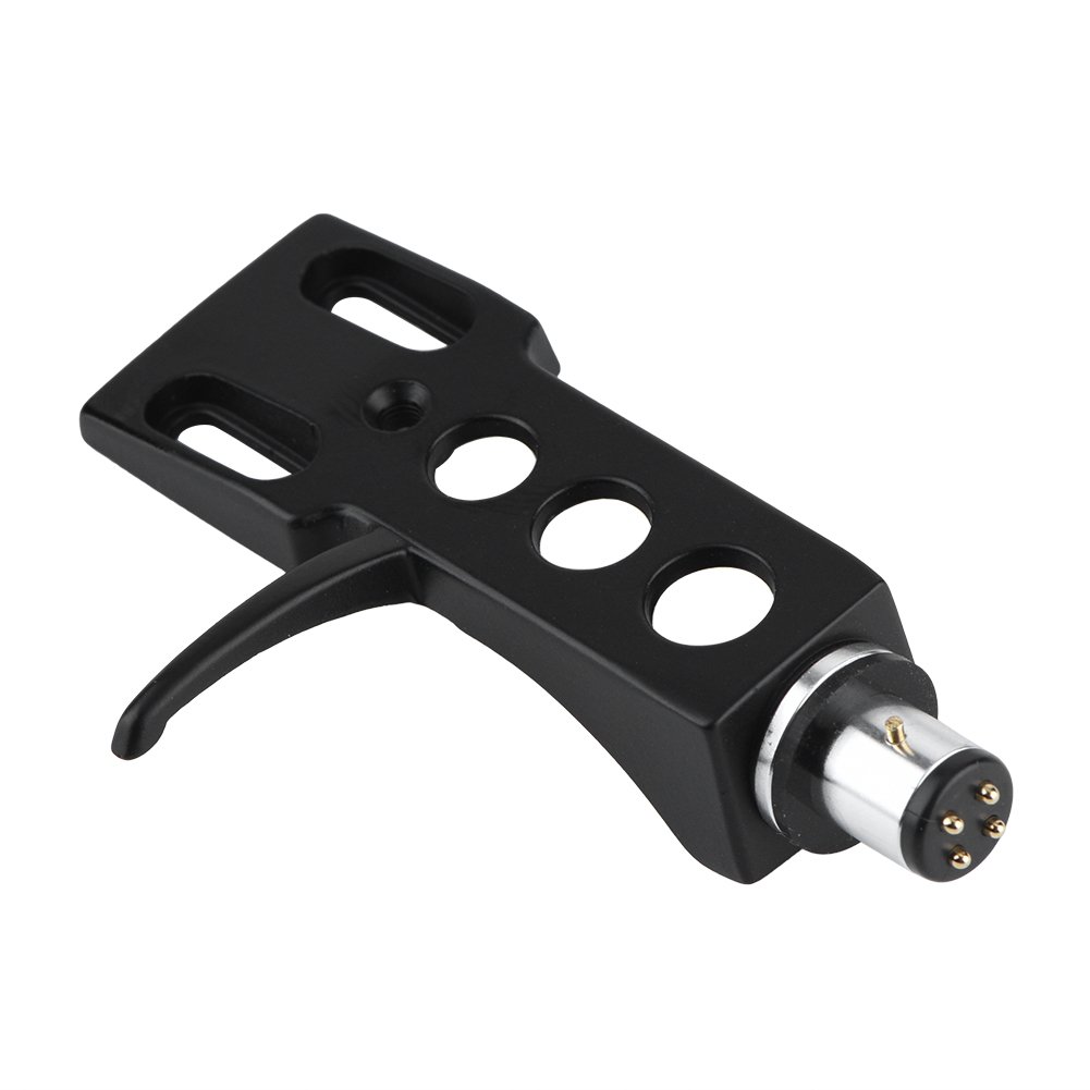 Turntable Headshell Universal LP Turntable Cartridge Phono Headshell Mount Replacement with Wires