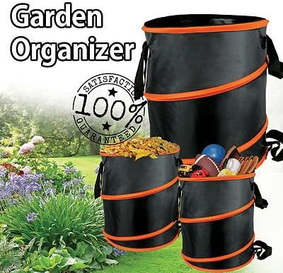 10Gallon Pop-up Gardening Bag Garden Spring Bucket Year/Lawn Leaf Trash Bags