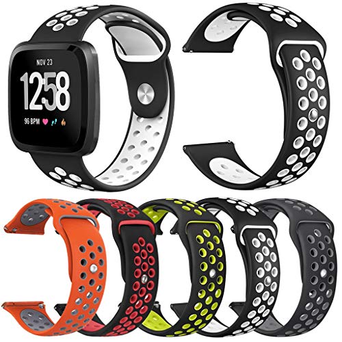 4 Compatible+Fitbit+Skin+Friendly+Silicone+Replacement