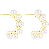 14K Gold Plated Cubic Zirconia Hoop Earrings for Women Jewelry