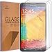 [3-PACK]- Mr.Shield Designed For Samsung Galaxy Note 3 [Tempered Glass] Screen Protector [0.3mm Ultra Thin 9H Hardness 2.5D Round Edge] with Lifetime Replacement
