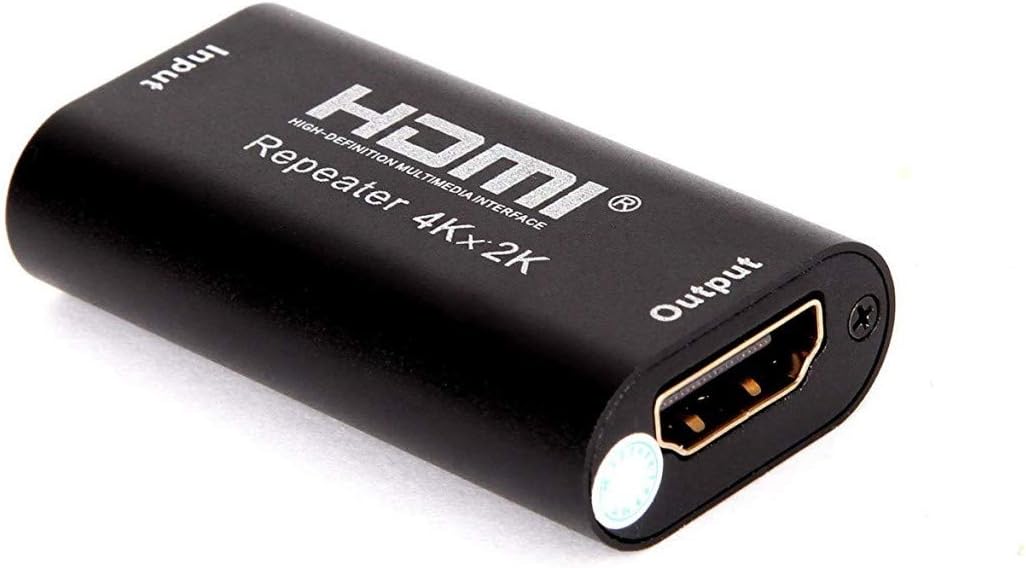 Premium Cord 4K HDMI Repeater up to 40m, Schwarz, 40 m