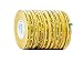 WOD General Purpose ATG Tape, 1/4 inch x 36 yds. (Set of 12 Rolls) Adhesive Transfer Tape Glider Refill Rolls Clear Adhesive on Gold Liner (Acid Free) RWATG20