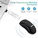 PHILIPS 2.4Ghz Wireless Mouse Slim Click Wireless Computer Mice Optical Mouse with USB Nano Receiver for PC, Laptop, Computer and Mac, Black