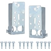 scottchen PRO Garage Door Bottom Lifting Brackets for 7/16in Stem Roller Left and Right with Bolts - 1Pair
