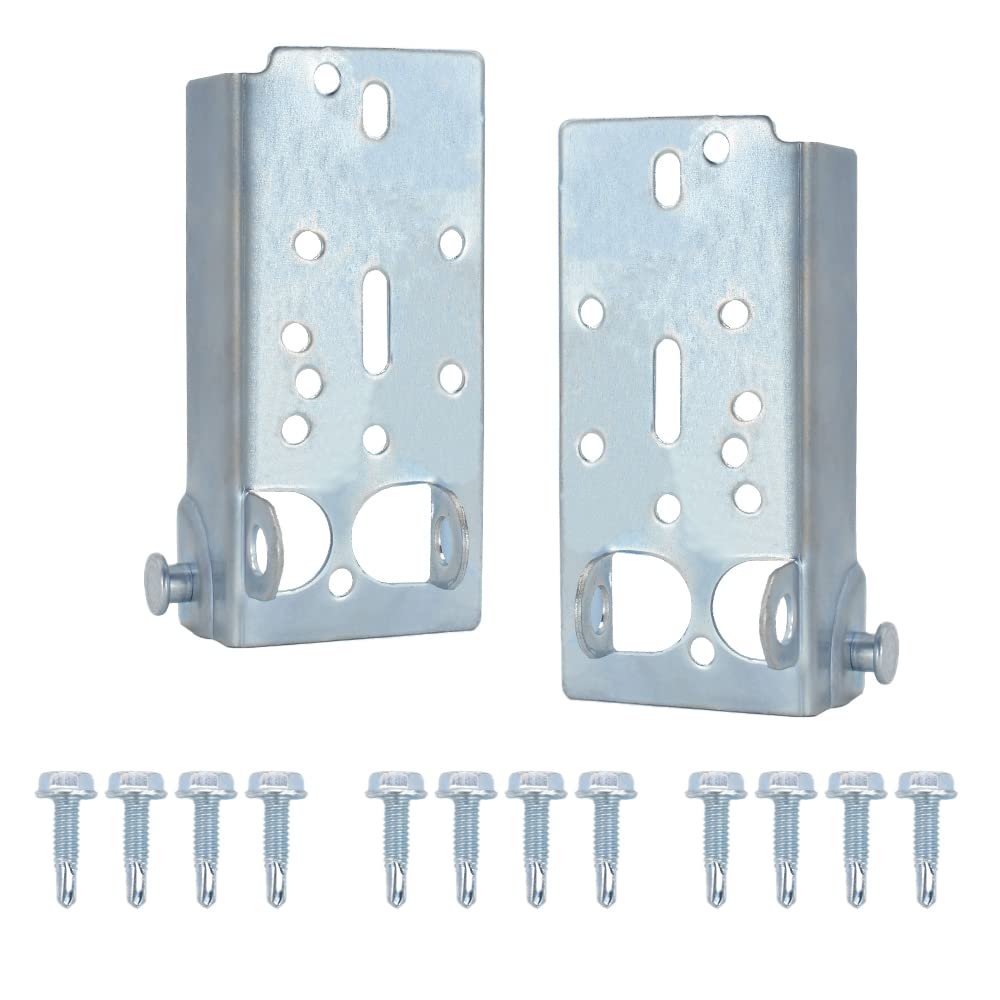 Photo 1 of scottchen PRO Garage Door Bottom Lifting Brackets for 7/16in Stem Roller Left and Right with Bolts - 1Pair