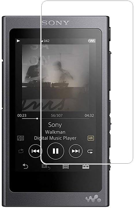 Zshion for Sony NW-A55/ NW-A56 Screen Protector,9H Hardness Tempered Glass Screen Protector for Sony A55 A56 with Anti-Fingerprint Bubble-Free Crystal Clear (2 Pack)