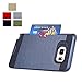 Galaxy Note 5 Case, AnoKe [Credit Card Slots Holder][Not Wallet] Hard Silicone Rubber Hybrid Armor Shockproof Protective Holster Cover Case For Samsung Galaxy Note 5 - KLS Metal Slate