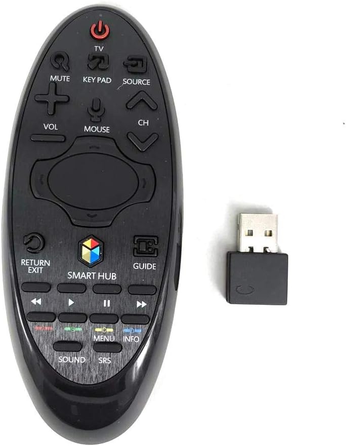 Tv Cd DVD Av, Replacement Bn59-01181G for Samsung Smart Hub Led Tv Remote Control for Ua55Hu9800 Ua65Hu9800 USB Remote
