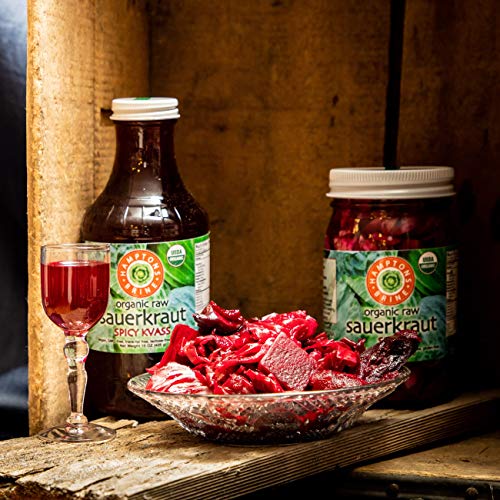 Hamptons Brine Raw Probiotic Sauerkraut Brine - Beets & Jalapenos. Rich in Probiotics. 100% Certified Organic. Fermented… - Image 8