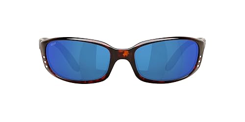 Costa Del Mar Mens Brine Oval Sunglasses, Tortoise/Copper