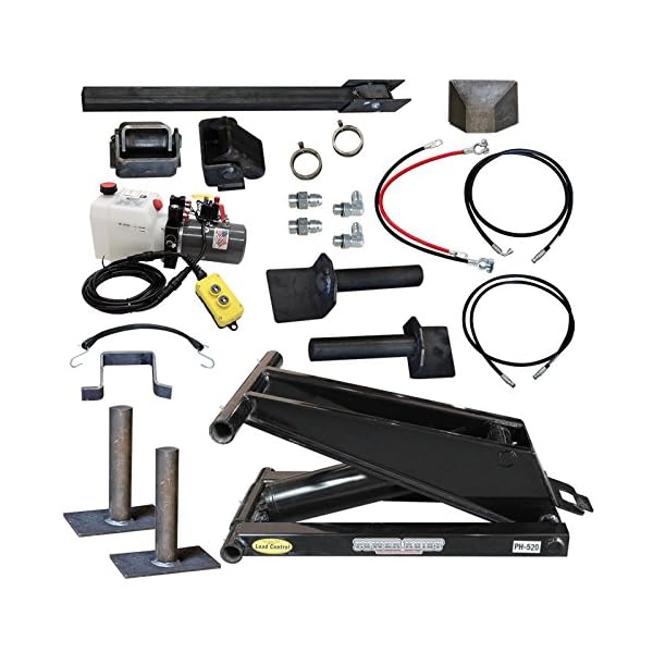 8 Ton (16,000 lb) Dump Trailer Hydraulic Scissor Hoist Kit Standard