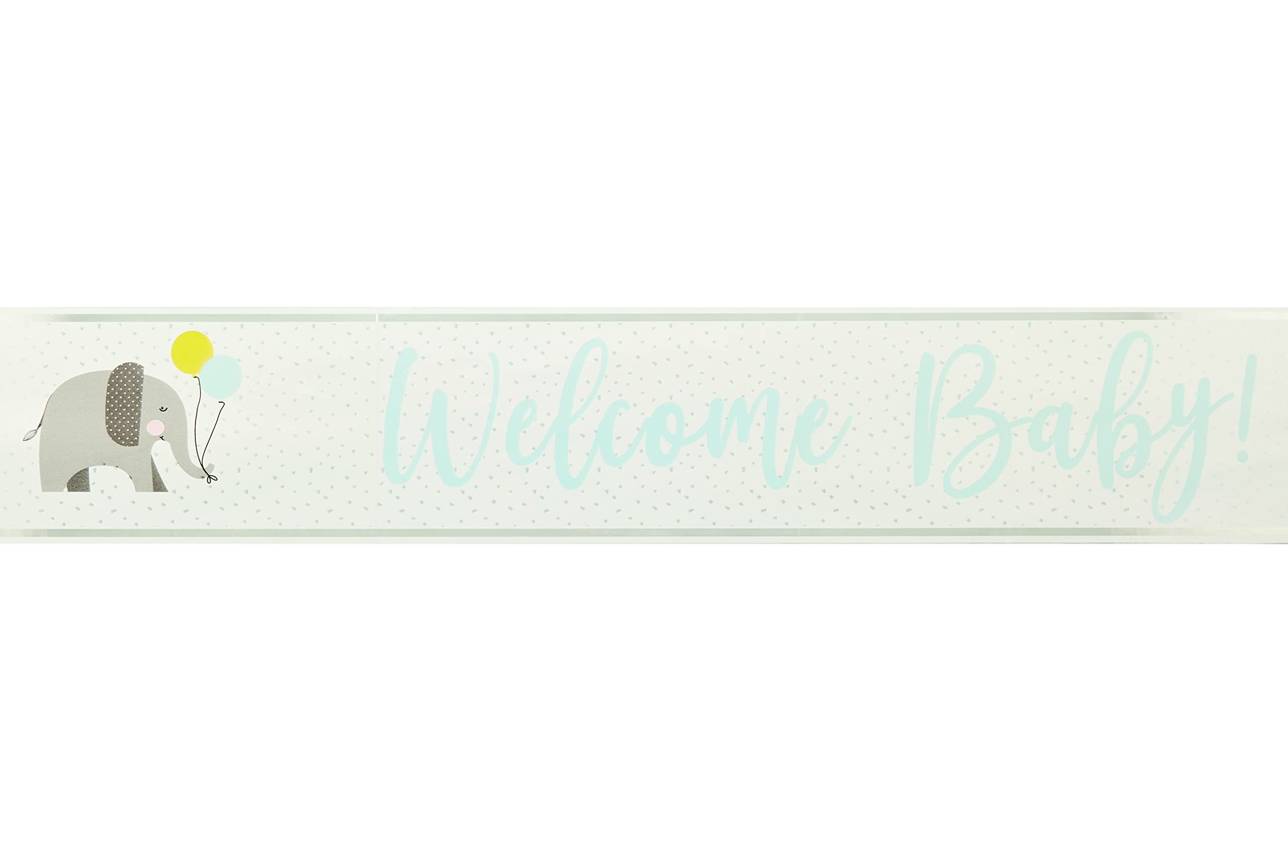 Amscan 9912135 Welcome Baby Banner