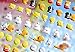 6 Sheets DIY Cute Cartoon Kawaii Cool Art Assortment Animals Zoo 3D Puffy Decorative Diary Album Calendar Adhesive Stickers Scrapbooking Craft For Kids School Boys Girls Journal