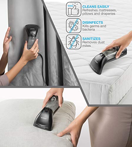 Steamer for Clothes, Best Portable Travel and Home Garment Steamer, Metal Steam Head, 25s Heat Up, Pump System, Mini Size, Large Water Tank, Handheld Steamer for Any Fabrics, No Water Spitting, 110V - Thumbnail 6