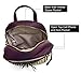 Dasein Fashion Designer Buffalo Leather Backpack with Bottom Zipper Compartment