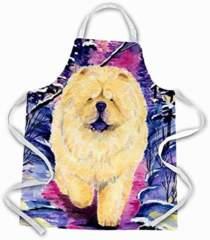 Carolines Treasures Ss1005Apron Chow Chow Apron Large Multicolor