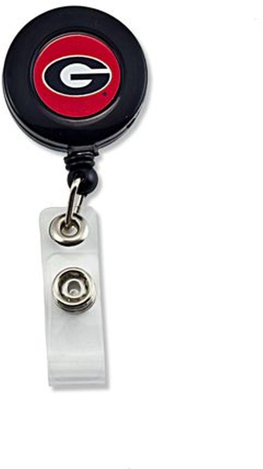 NCAA Georgia Bulldogs Badge Reel,Black