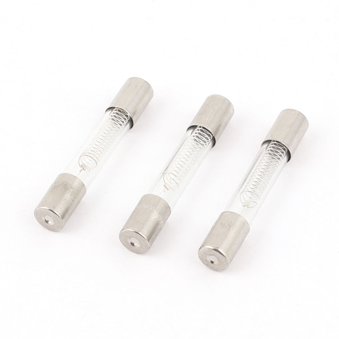 sourcingmap Microwave Oven 750mA 5KV Axial Glass Tube Fuses 6.5 x 40mm 3 Pcs