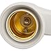 Uxcell US-SA-AJD-148208 220V US Plug to E27 Base Light Bulb Lamp Socket Holder Adapter (Pack of 2)
