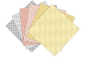 12 Sheets Spring Colors Craft Paper Pads Cutting Dies Art Background Origami Scrapbooking Card Making