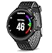 Garmin Forerunner 235 (Black/Gray) GPS Running Watch Bundle | with HD Screen Protector Film (x4) & PlayBetter USB Car/Wall Adapters | On-Wrist Heart Rate | Elevate Heart Rate Technology | VO2 Max