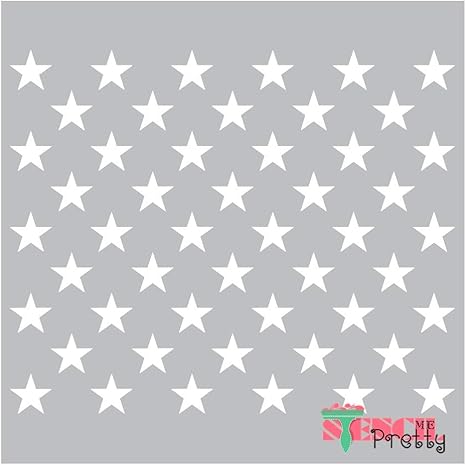 Amazon Com Reusable Pallet Patriotic Stars Stencil For Painting