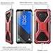 i-Blason Transformer Series Case for Galaxy S8+ Plus, [Kickstand] [Heavy Duty] [Dual Layer] Holster Cover with [Locking Belt Clip] for Samsung Galaxy S8+ Plus 2017 Release (Red)