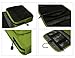 BAGSMART Hanging Travel Toiletry Bag Cosmetic Carryon Case Folding Makeup Organizer with Breathable Mesh Pockets Green