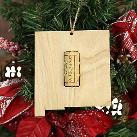 Amazon Com Wooden Shoe Llc New Mexico Wine Cork Christmas Tree Ornament Decorations Tree Hanging Wine Cork Holder Decor A Great Gift For Christmas Wine Lovers And Collectors Kitchen Dining